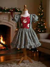 Load image into Gallery viewer, Green Santa dress
