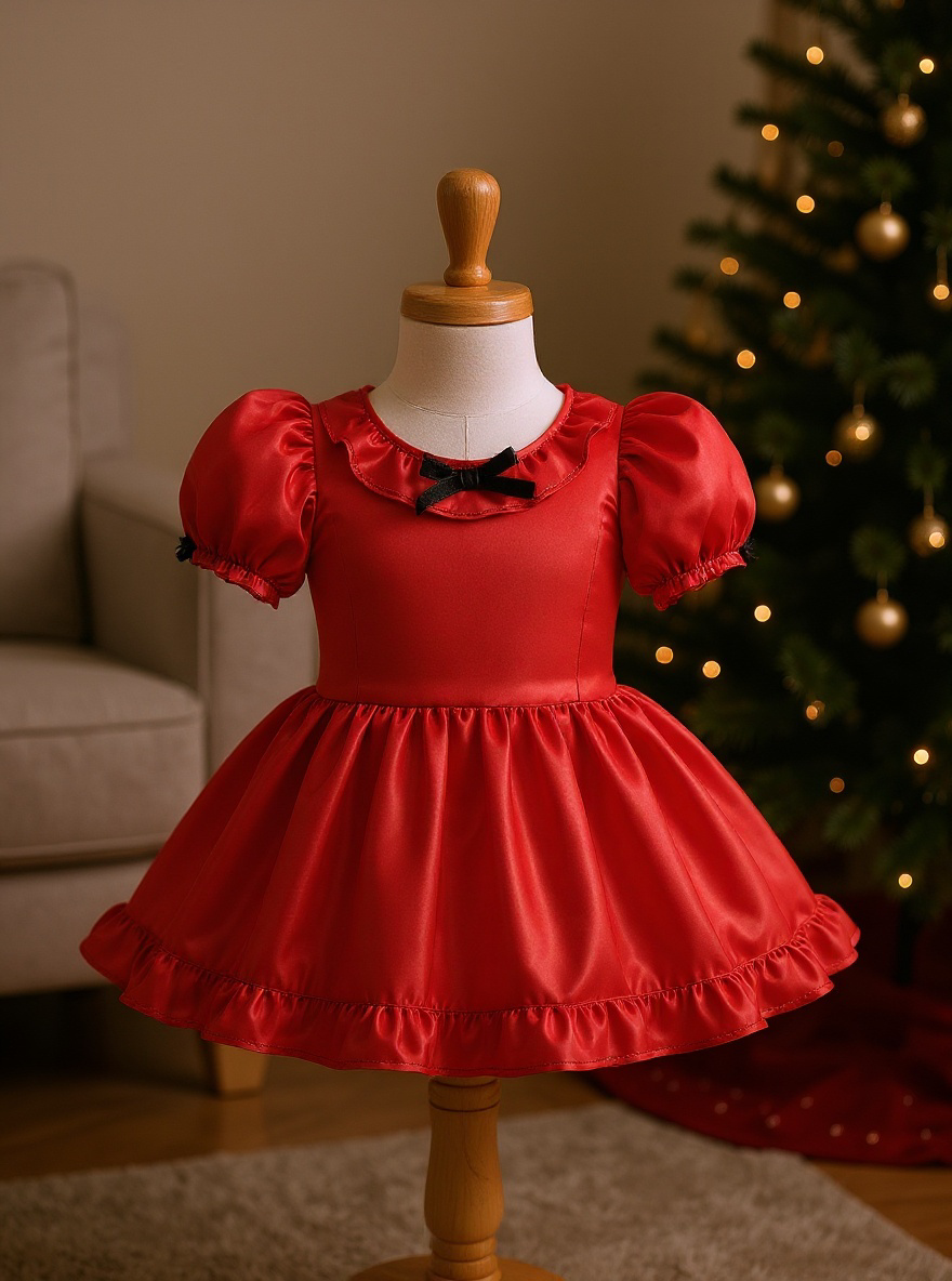 Satin Emma style dress