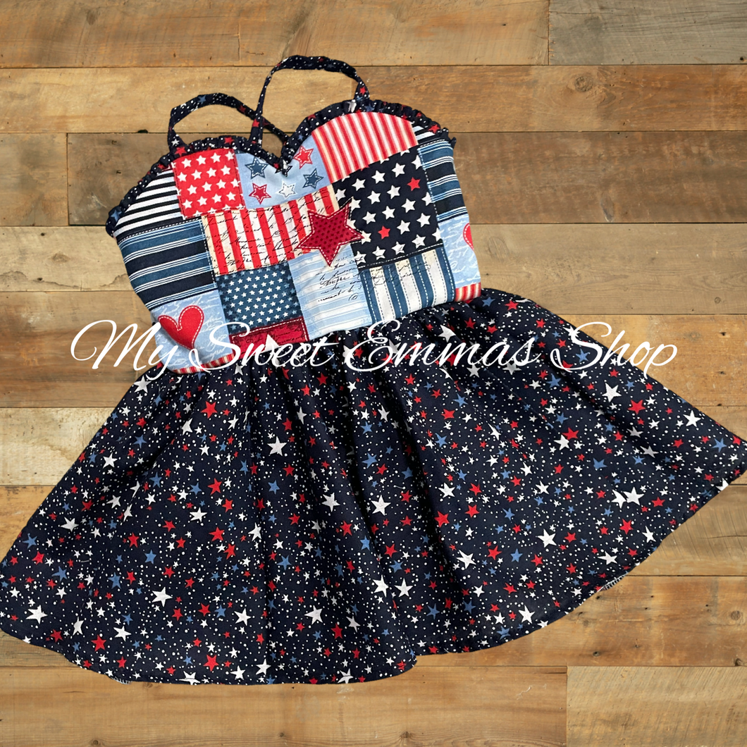 Patchwork stars size 2