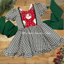 Load image into Gallery viewer, Green Santa dress
