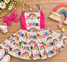 Load image into Gallery viewer, Kitty and friends dress
