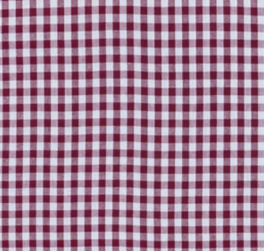 Burgundy plaid