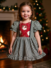 Load image into Gallery viewer, Green Santa dress
