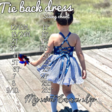 Load image into Gallery viewer, 4T Dolls tie back (ready to ship dress)
