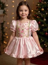 Load image into Gallery viewer, Pink gingerbread dress
