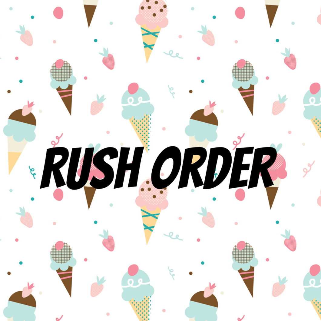 Rush order(please read thoroughly)