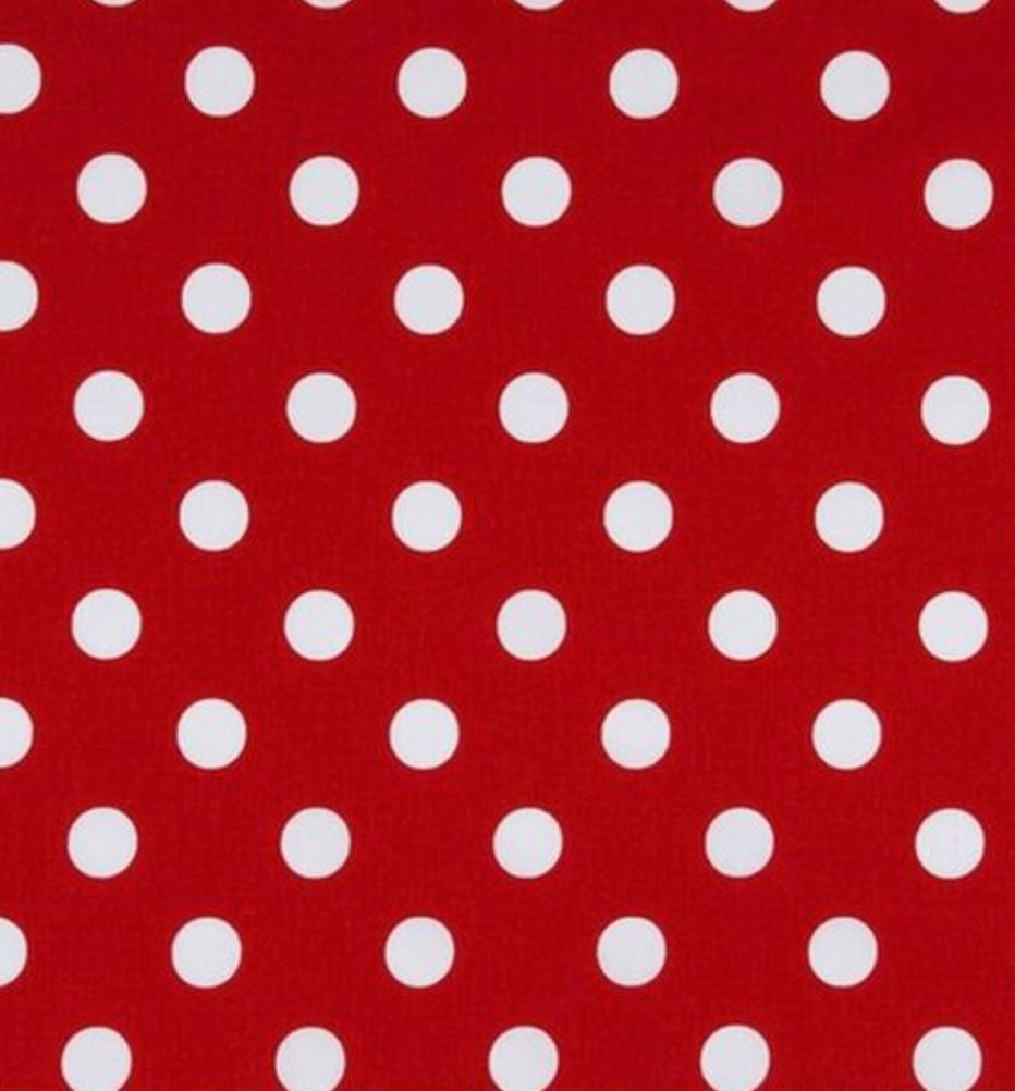 Red Polka dots