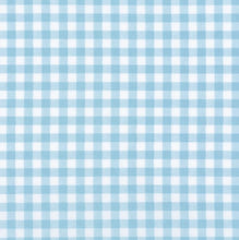 Load image into Gallery viewer, Blue gingham ruffle skirt
